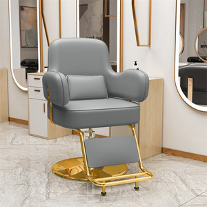 Silla de Estilismo Hidráulica Moderna y Lujosa para Salón, Silla de Barbería Profesional para Peluqueros, Muebles de Salón de Belleza con Base Redonda - Product Image 5