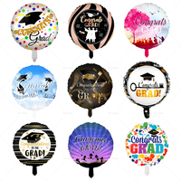 Globos Metálicos de Helio de 18 Pulgadas para Decoración de Fiestas de Navidad, Año Nuevo y Graduación