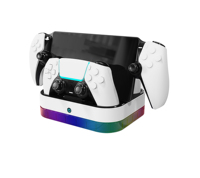 Station de charge pour manette compatible avec PS5 et Edge, station de charge rapide avec câble pour manette PS5/EDGE