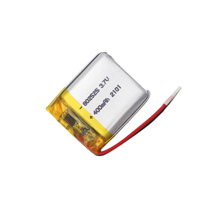 Baterai polimer Ion Lipo <span class=keywords><strong>3</strong></span>.7V 400mAh 802525 - Product Image 4