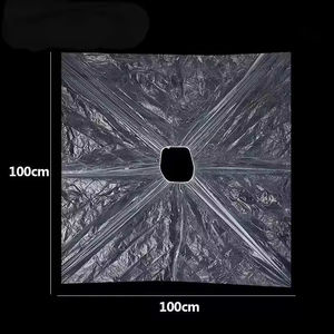 Warna rambut sekali pakai kustom 4 potong alat toko tukang cukur syal perawatan minyak topi mandi penutup telinga sarung tangan kain - Product Image 3