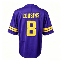 Maillot de haute qualité 18 # Jefferson 22 # Maillot de football brodé Smith, maillot personnalisé