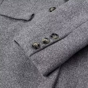 <span class=keywords><strong>Trench</strong></span> da <span class=keywords><strong>Donna</strong></span> a Doppio Petto a Maniche Lunghe Casual e alla Moda <span class=keywords><strong>Grigio</strong></span> con Collo a Revers Fodera in Lana Imbottito in Piuma Poliestere per Adulti - Product Image 5