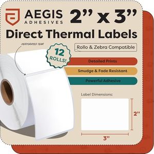 Impression de données variables personnalisées, étiquettes de code-barres avec numéro de série, autocollants adhésifs séquentiels, étiquettes carrées avec codes QR thermiques - Product Image 6
