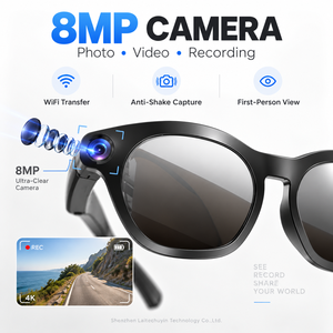 Nouvelles Lunettes Intelligentes CY03 2026 avec Caméra 8MP, Traduction en Temps Réel, Assistant IA, Stabilisation et Transfert WiFi - Product Image 5