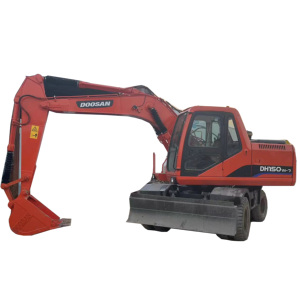Excavadora de ruedas Doosan usada 210w-7 150w-7 Excavadora de minería usada Doosan 150W 210W 60W Excavadora en estado original vendida - Product Image 1
