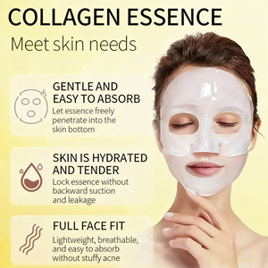 アンチエイジング美白コラーゲンビタミンCフェイスマスクシート韓国スキンケアフェイシャルマスク水分補給用カスタムプライベートラベル - Product Image 2