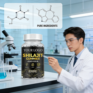 Gomitas de Resina de Shilajit Puro del Himalaya, Superalimento Personalizado, Suplemento de Vitaminas G y <span class=keywords><strong>D</strong></span> para Adultos en Prácticas Gomitas - Product Image 4