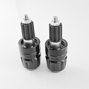 Qiangye Motorcycle Handlebar <b>Plugs</b> Aluminum Alloy 6mm <b>Universal</b> Decorative End Caps For Electric Bike Handlebars - Product Image 4