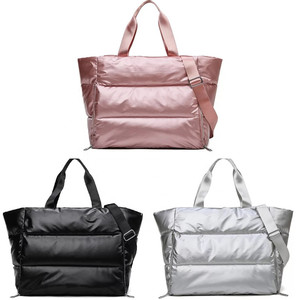 Mới Tùy Chỉnh Thiết Kế Phòng Tập Thể Dục Thể Thao Túi Xách Phụ Nữ Yoga Mat Túi Không Thấm Nước Khô Ướt Tách Vai Puffy Túi - Product Image 2