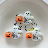 DIY Halloween Accessoires Fabrication de Bijoux Artisanat Charme Mignon Pendentif Résine Kawaii Charms Résine pour Décoration