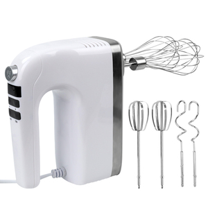 Batidora de mano con cable de 9 velocidades y 350W, portátil, con pantalla digital, para alimentos - Product Image 1