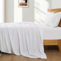 Parure de draps en bambou écologique, tissée, 300 fils, avec fonction rafraîchissante, pour la maison et l'hôtellerie