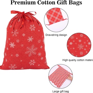 Bolsa de Almacenamiento Navideña de 7 Pulgadas con Cordón, Personalizable con Logotipo, Ecológica, de Oxford Resistente, para Organización de Regalos - Product Image 4