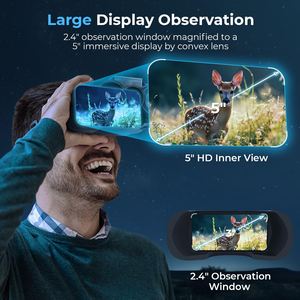 Caméra de vision nocturne couleur jour et nuit DT69, montée sur casque, pour la chasse, l'observation de la faune et les patrouilles de sécurité - Product Image 4
