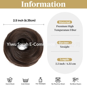 Perruque <span class=keywords><strong>chignon</strong></span> bouclée pour femme en gros avec élastique, <span class=keywords><strong>cheveux</strong></span> courts <span class=keywords><strong>naturels</strong></span>, commerce extérieur transfrontalier - Product Image 4