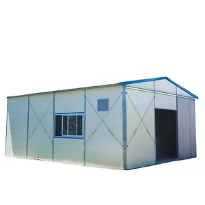 Rumah prefab bangunan kustom kit modern harga rendah dengan taman kecil K HARGA TERBAIK rumah prefab