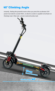 Stock EU/UK/US Livraison rapide Fonction NFC Moteur puissant 800W <span class=keywords><strong>50</strong></span> <span class=keywords><strong>km</strong></span>/<span class=keywords><strong>h</strong></span> <span class=keywords><strong>Trottinette</strong></span> électrique pliable pour adultes - Product Image 4