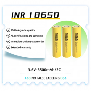 Batería de Iones de Litio Cilíndrica Recargable Victpower 18650 de 3500 mAh y 3.6 V para Electrónica de Consumo - Product Image 1