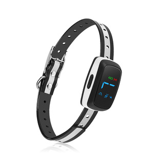 Dispositif anti-aboiement pour chien avec son, vibrations et choc électrique, collier d'entraînement pour le contrôle des aboiements, noir, bleu, orange, rose - Product Image 1