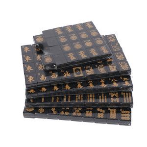 Mahjong Americano Moderno de 4 Niveles, Modelo Personalizado, 160 Fichas Acrílicas con Diseño de Leopardo y Tortuga, Portátil y Lujoso - Product Image 5