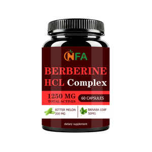 Best Sales Berberine HCL Complex Capsules with Berberine HCL Supports Gut Health Boost <b>Metabolism</b> and Manage Weight Capsule - Product Image 1