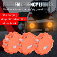 Forte LED feu de circulation routière Mega Flare voiture d'urgence stroboscope clignotant lampe d'avertissement jaune PC matériel pour une utilisation routière