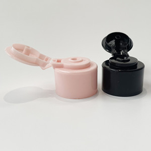 20-410 24-410 28-400 28-410 Hồng Đen Smooth Flip <span class=keywords><strong>Snap</strong></span> <span class=keywords><strong>Cap</strong></span> Nắp Lật Nắp Chai Đóng Với Lá Nhiệt Lớp Lót Niêm Phong Cảm Ứng - Product Image 4