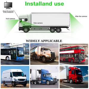 نظام كاميرا لاسلكي 2.4 جيجا هرتز بشاشة 7 بوصات للشاحنات مع كاميرا احتياطية AHD للرؤية الليلية ومقاومة للماء لمراقبة النقاط العمياء للشاحنات والحافلات - Product Image 3