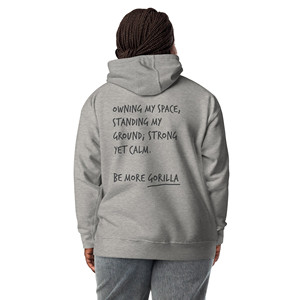 Sudadera con capucha bordada de mezcla de algodón Think Ocean Gorilla Aspirations - Product Image 6