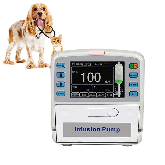 Touch Screen Portable Veterinary Infusion Pump for Dog Cat