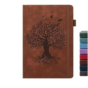 Lót Màu Đen A5 Máy Tính Xách Tay 100Sheets 80G Ban Nhạc Đàn Hồi Chủ Đề May Lá Bìa Cứng Bìa Da Cho Các Trường Học Làm Việc-Novos Tạp Chí - Product Image 6