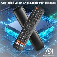 EN2BX27V pour remplacement de télécommande Hisense TV avec Google Play YouTube Netflix et boutons PrimeVideo 40H5C