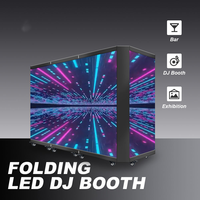 Mur vidéo LED mobile P3.91 P2.976, écran entièrement pliable pour DJ, concerts et événements, location