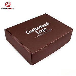 EBB Wholesale Heavy-Duty Small <b>Black</b> Corrugated Mailer <b>Box</b> Magnetic Closure Custom Printing Recyclable Cardboard Apparel <b>Box</b> - Product Image 1