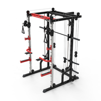 Máquina de herrería multifuncional personalizable, estante de sentadillas para gimnasio, máquina de cable de fitness, uso para DY-7008 en casa