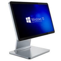 Écran tactile ultra-fin de 27 pouces, Android, Windows, panneau PC avec support mural, affichage numérique intelligent pour