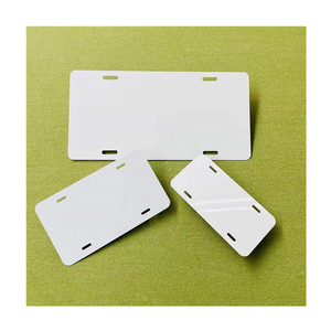 Venta Popular brillo blanco mate sublimación aluminio Auto matrícula espacios en blanco Metal 12 ''X 6'' etiquetas <span class=keywords><strong>de</strong></span> coche para accesorios <span class=keywords><strong>de</strong></span> automóviles - Product Image 6
