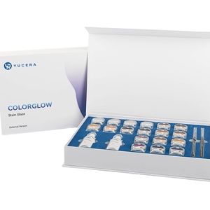 Yucera <span class=keywords><strong>Dental</strong></span> Ceramic Glaze <span class=keywords><strong>Stain</strong></span> 18 Paste 2 <span class=keywords><strong>Liquid</strong></span> 2 Brush <span class=keywords><strong>Dental</strong></span> Glaze Paste Coloring <span class=keywords><strong>Liquid</strong></span> - Product Image 2