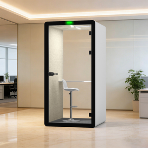 Nuova Cabina Telefonica Insonorizzata per Ufficio, Cabina Acustica per Riduzione del Rumore, Cabina Silenziosa - Product Image 2