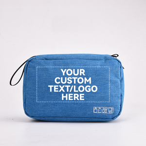 MOQ 1 pz Logo personalizzato uomo donna appesa borsa da toilette <span class=keywords><strong>Organizer</strong></span> con gancio accessori da viaggio bagno trucco cosmetico borsa da bagno - Product Image 3