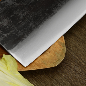 A Ma Zon-cuchillo de corte de hueso de estilo antiguo, hoja gruesa de 5mm, mango de madera, resorte de 7 pulgadas, acero inoxidable, chino, carnicero, forja - Product Image 3