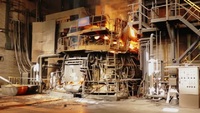 Mini four à arc électrique (EAF) de 2 tonnes à haut rendement énergétique Machine de fabrication d'acier à prix compétitif Four électrique à courant continu