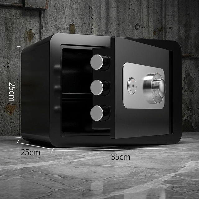 Xingte XT-Safe002 Steel Safe Box with Multi-Lock (Fingerprint/Electronic) Waterproof & Fireproof for Home & Commercial Use
