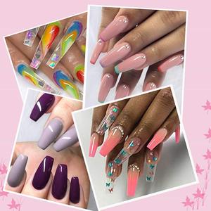 Lime à ongles réutilisable double face lavable, lime à ongles portable en émeri pour manucure gel et acrylique - Product Image 3
