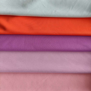 Maglia da calcio in poliestere a vestibilità asciutta in maglia maglia a forma di uccello ad asciugatura rapida tessuto Cool Max Feeling stampa multifunzione per abbigliamento sportivo fodera auto