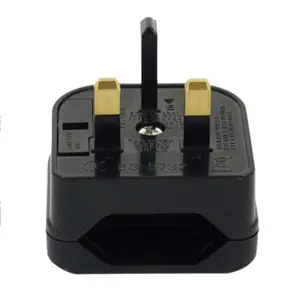 Eu To Uk Plug Adapter Adaptor Converter Uk Eu 2 Pin To 3 Pin Europe To Uk Adaptor