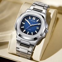 Montre automatique pour homme, nouvelle, de haute qualité, lumineuse, étanche, style business, mécanique, de luxe