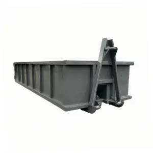 Hook Lift Dumpster Roll off kontainer bungkus logam Bin untuk Solid limbah perawatan mesin