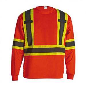 T-shirt réfléchissant haute visibilité T-shirt de sécurité haute visibilité pour le travail - Product Image 6